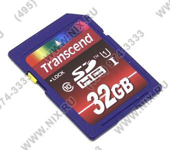 Transcend TS32GSDHC10U1 SDHC Memory Card 32Gb UHS-I Class10