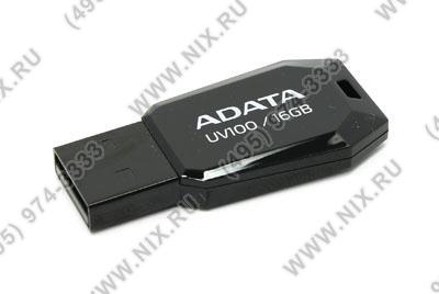 ADATA DashDrive UV100 AUV100-16G-RBK USB2.0 Flash Drive 16Gb