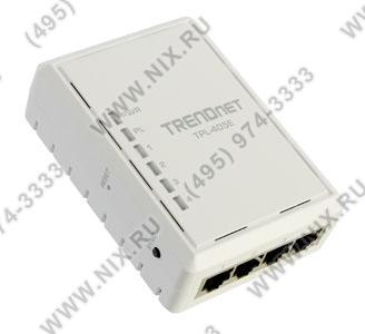 TRENDnet TPL-405E 500Mbps Powerline AV Adapter (4UTP 1000Mbps, Powerline 500Mbps)