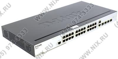 D-Link DES-3200-28 /C1A Switch 28port (24UTP 100Mbps + 2UTP 1000Mbps + 2Combo 1000BASE-T/SFP)