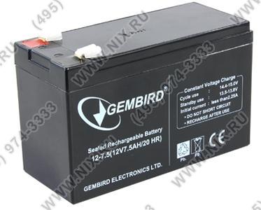  Gembird/Energene 12-7.5/MS7.5-12/BAT-12V7.5AH (12V, 7.5Ah)  UPS