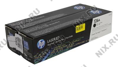  HP CE310AD (CE310A+CE310A) (126A) Black  HP LaserJet Pro CP1025(nw)