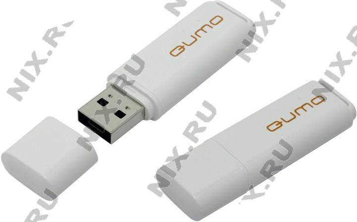 Qumo Optiva QM16GUD-OP1-White USB2.0 Flash Drive 16Gb (RTL)