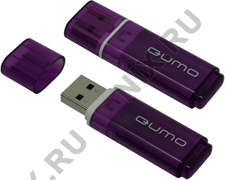 Qumo Optiva QM64GUD-OP1-Violet USB2.0 Flash Drive 64Gb (RTL)