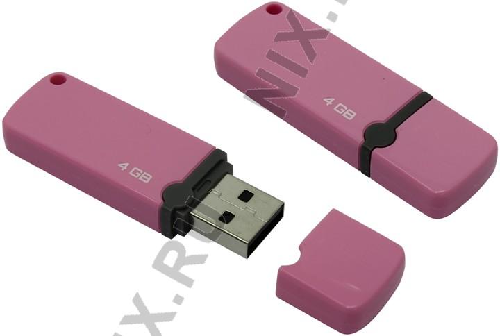 Qumo Optiva QM4GUD-OP2-Pink USB2.0 Flash Drive 4Gb (RTL)