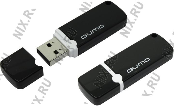 Qumo Optiva QM8GUD-OP2-Black USB2.0 Flash Drive 8Gb (RTL)
