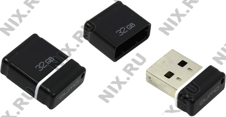 Qumo Nanodrive QM32GUD-NANO-B USB2.0 Flash Drive 32Gb (RTL)