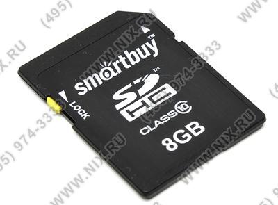 SmartBuy SB8GBSDHCCL10 SDHC Memory Card 8Gb Class10
