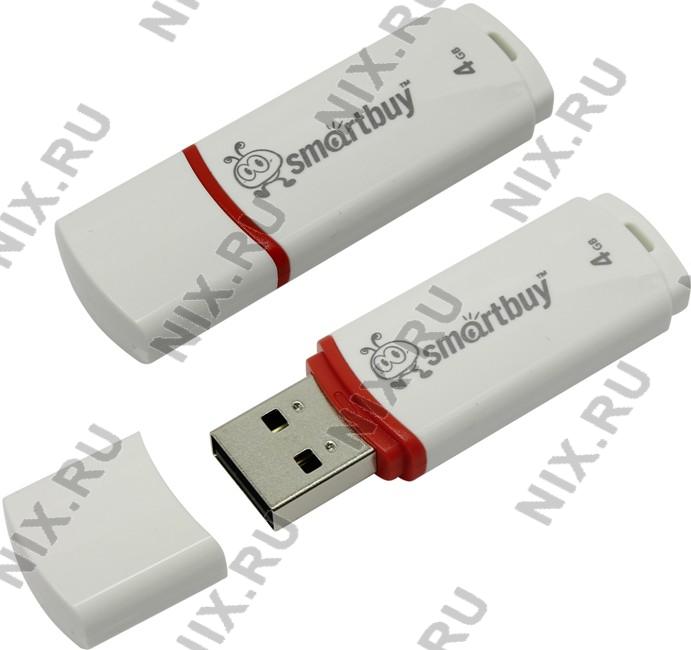 SmartBuy Crown SB4GBCRW-W USB2.0 Flash Drive 4Gb (RTL)