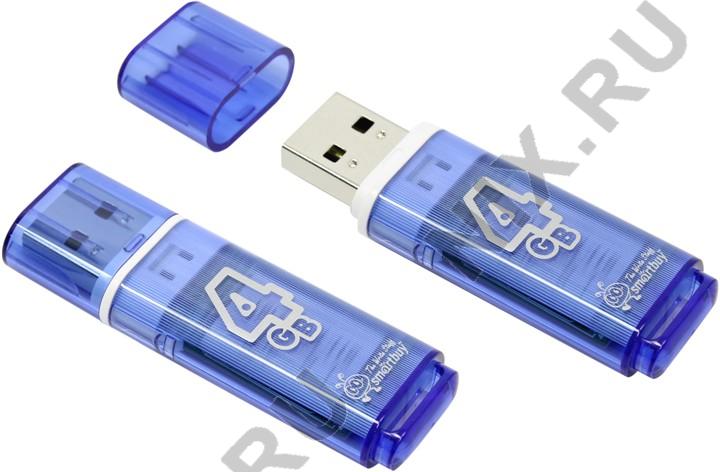 SmartBuy Glossy SB4GBGS-B USB2.0 Flash Drive 4Gb (RTL)