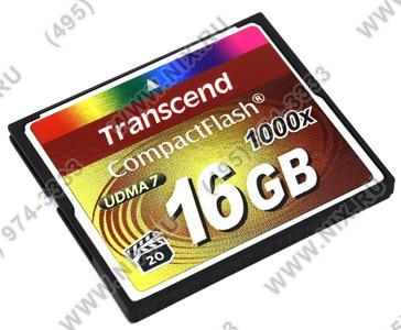 Transcend TS16GCF1000 CompactFlash Card 16Gb 1000x