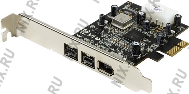 STLab F-301 (RTL) PCI-Ex1, 1 port-ext IEEE1394a, 2 port-ext IEEE1394b
