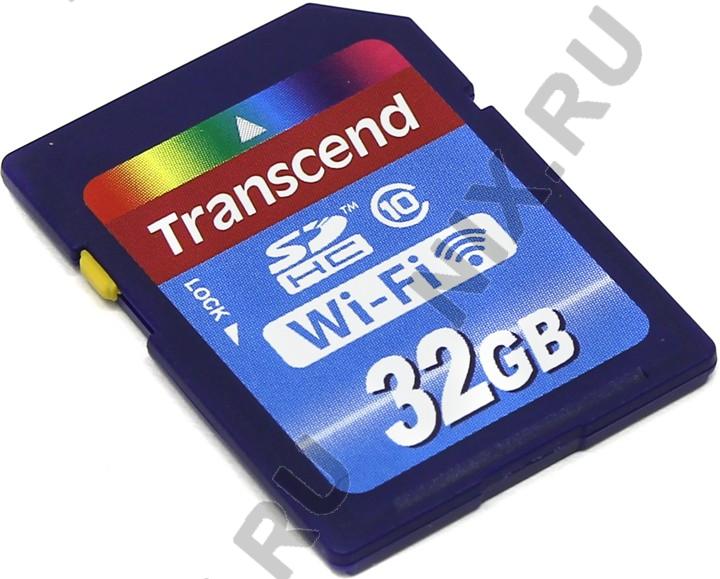 Transcend TS32GWSDHC10 WiFi SD Card 32Gb SDHC Class10 & Wi-Fi 802.11b/g/n