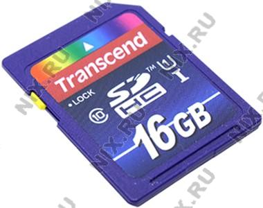 Transcend TS16GSDU1 SDHC Memory Card 16Gb UHS-I Class10