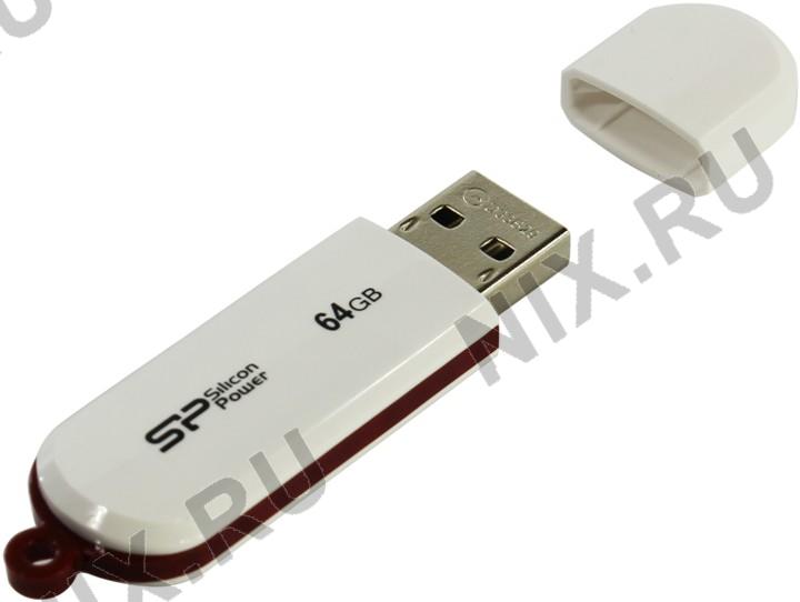 Silicon Power LuxMini 320 SP064GBUF2320V1W USB2.0 Flash Drive 64Gb (RTL)