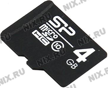 Silicon Power SP004GBSTH010V10 microSDHC Memory Card 4Gb Class10