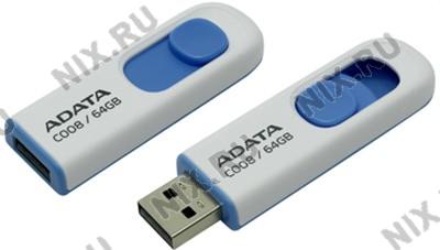 ADATA Classic C008 AC008-64G-RWE USB2.0 Flash Drive 64Gb