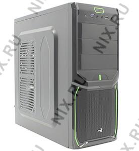 Miditower Aerocool V3X Advance (Evil) Green Edition Black ATX  