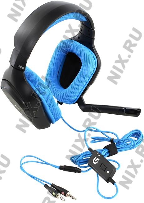 Logitech G430 Surround Sound Gaming Headset (7.1,  ,  .) 981-000537