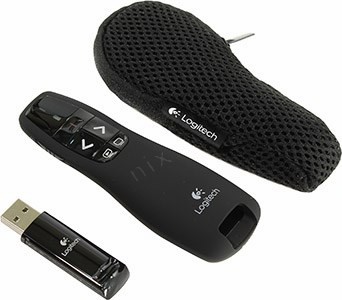 Logitech Wireless Presenter R400 (RTL) USB, 5 btn,      910-001356