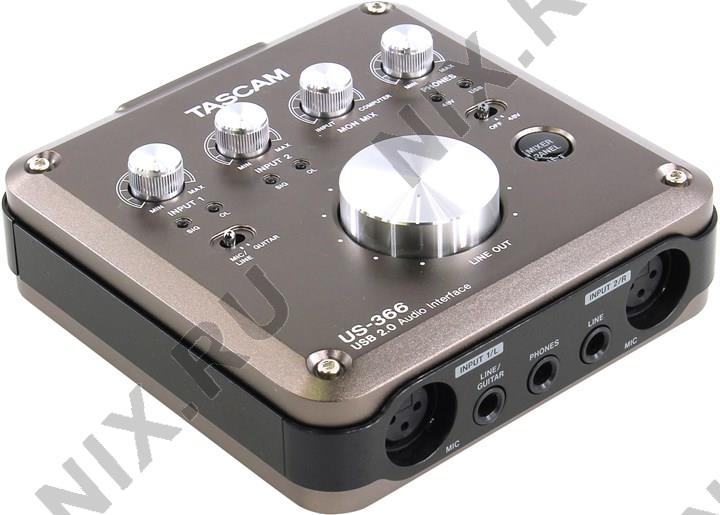 TASCAM US-366 (RTL) (Analog 4in/2out  2in/4out, S/PDIF in/out, 24Bit/192kHz, USB2.0)
