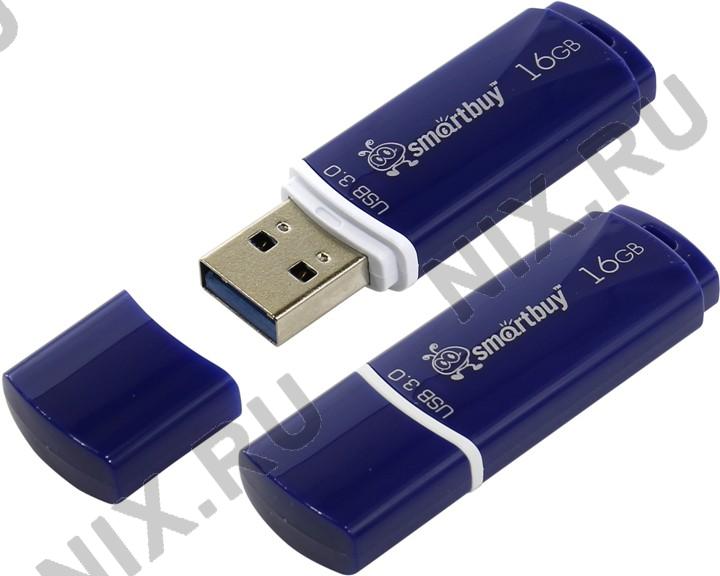SmartBuy Crown SB16GBCRW-Bl USB3.0 Flash Drive 16Gb (RTL)