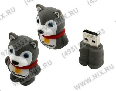 SmartBuy Wild Hasky Dog SB8GBDgr USB2.0 Flash Drive 8Gb (RTL)