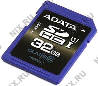 ADATA Premier ASDH32GUICL10-R SDHC Memory Card 32Gb UHS-I U1 Class10
