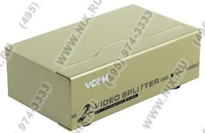VCOM VDS8015 2-port Video Splitter (VGA15F+2VGA15F)+..