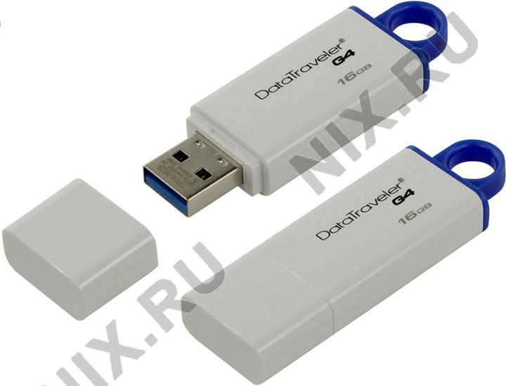 Kingston DataTraveler G4 DTIG4/16GB USB3.0 Flash Drive 16Gb (RTL)