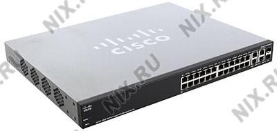 Cisco SG300-28MP-K9-EU   (24UTP 10/100/1000Mbps PoE+ 2UTP 1000Mbps+ 2Combo 1000BASE-T/SFP)