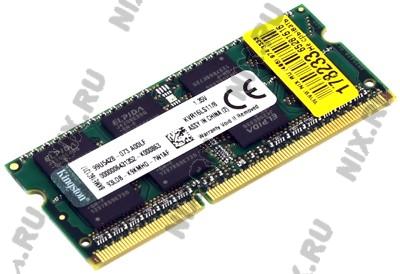 Kingston ValueRAM KVR16LS11/8 DDR3 SODIMM 8Gb PC3-12800 CL11 (for NoteBook)