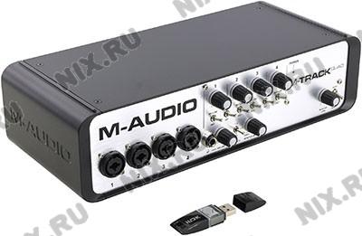 M-Audio M-Track QUAD (RTL) (Analog 4in/4out, MIDI in/out, 24Bit/96kHz, USB 2.0)