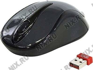 A4Tech Wireless Zero Delay Mouse G3-280A Glossy Grey (RTL) USB 3but+Roll, ,