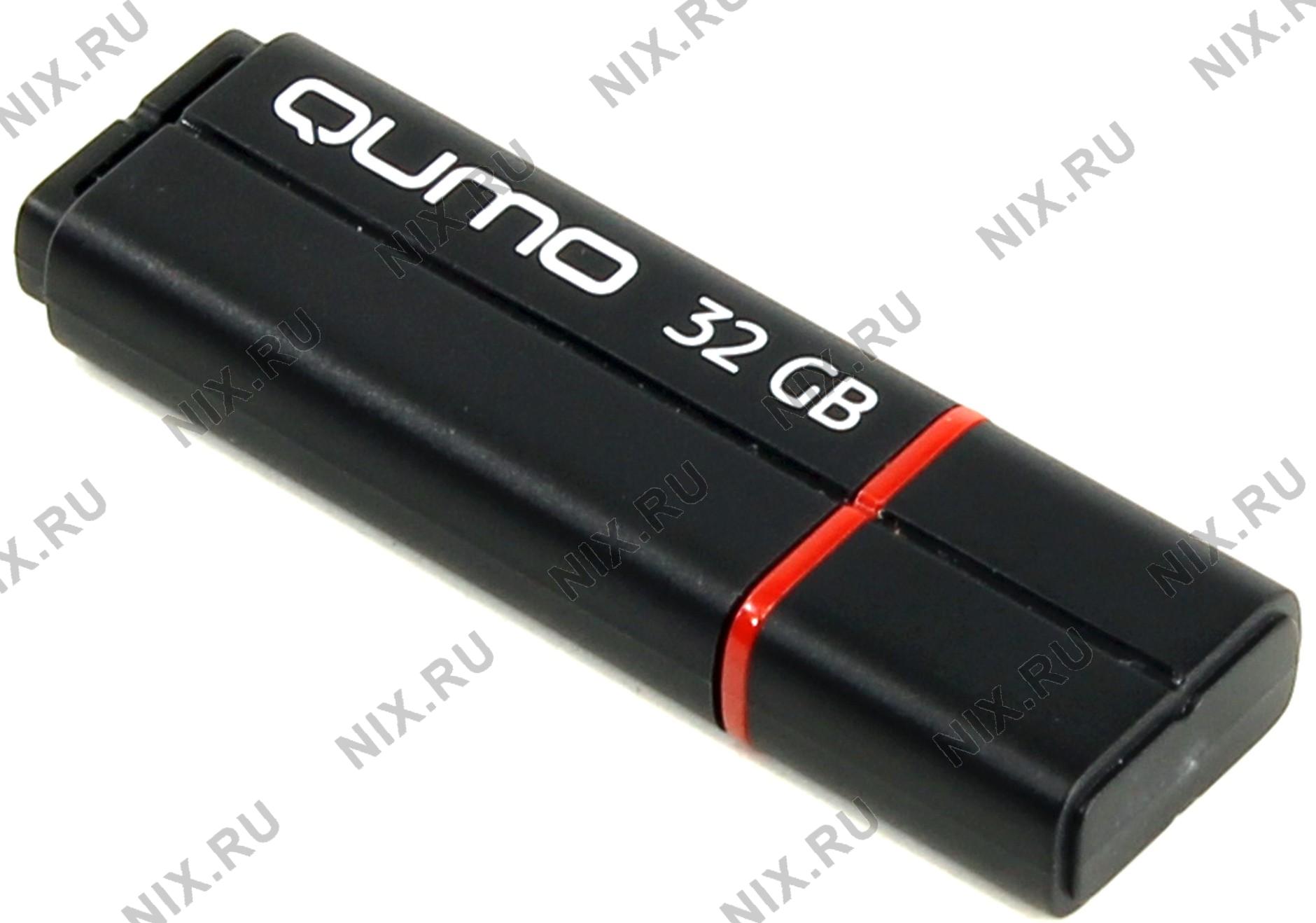 Qumo Speedster QM32GUD3-SP-black USB3.0 Flash Drive 32Gb (RTL)