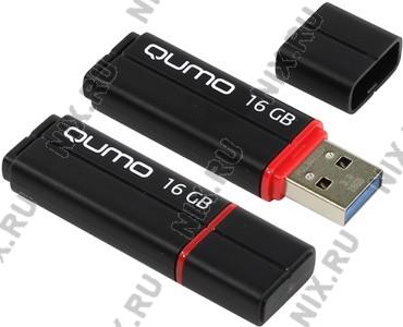 Qumo Speedster QM16GUD3-SP-black USB3.0 Flash Drive 16Gb (RTL)