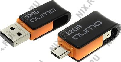 Qumo Hybrid QM32GUD-Hyb USB2.0/USB micro-B OTG Flash Drive 32Gb (RTL)