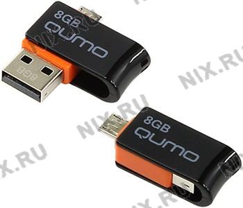 Qumo Hybrid QM8GUD-Hyb USB2.0/USB micro-B OTG Flash Drive 8Gb (RTL)