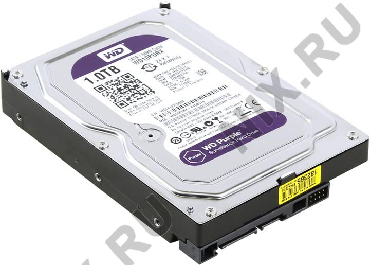 HDD 1 Tb SATA 6Gb/s Western Digital Purple WD10PURX 3.5