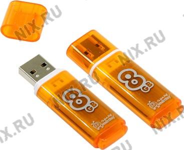 SmartBuy Glossy SB8GBGS-Or USB2.0 Flash Drive 8Gb (RTL)