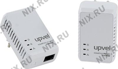UPVEL UA-251PK Powerline AV Adapter (2 , 1UTP 100Mbps, 500Mbps)