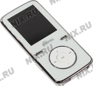 Ritmix RF-4950-4Gb White (A/V Player,FM,4Gb,MicroSD,1.8
