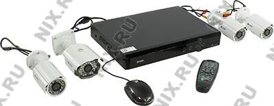 KGUARD Aurora AR421-CKT001 (DVR 4 Video In,100FPS,LAN,USB2.0,HDMI,RS-485 +4 cam , F=3.6,36/24LED)