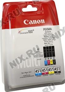  Canon CLI-451BK+CLI-451C+CLI-451M+CLI-451Y  PIXMA iP7240, MG5440/6340