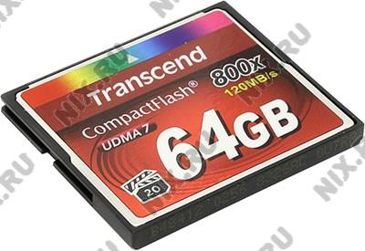 Transcend TS64GCF800 CompactFlash Card 64Gb 800x