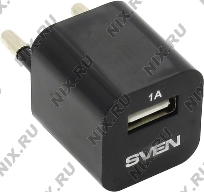 SVEN H-113 Black   USB (.110-240V, .5V, USB 1A)
