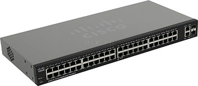 Cisco SG220-50-K9  (48UTP 1000Mbps + 2Combo 1000BASE-T/SFP)