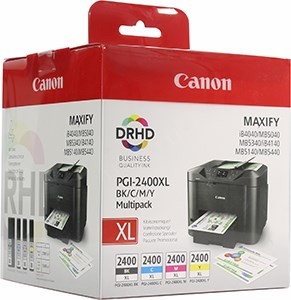  Canon PGI-2400XL BK/C/M/Y Multipack  MAXIFY iB4040/4140, MB5040/5340/5140/5440