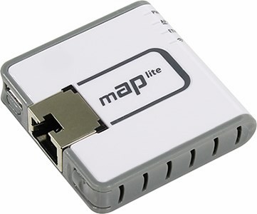 MikroTik RBmAPL-2nD RouterBOARD MAP Lite (1UTP 100Mbps, 802.11b/g/n, 1xUSB, 1.5dBi)