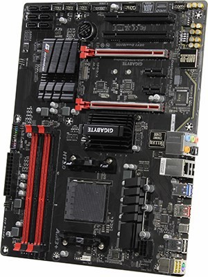 GIGABYTE GA-970-Gaming rev1.1 (RTL) SocketAM3+ AMD 970 2*PCI-E+GbLAN SATA RAID ATX 4*DDR3